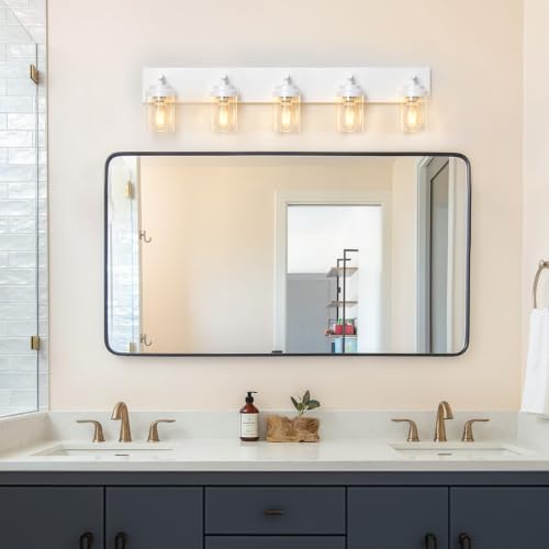 Bathroom Light Fixture White