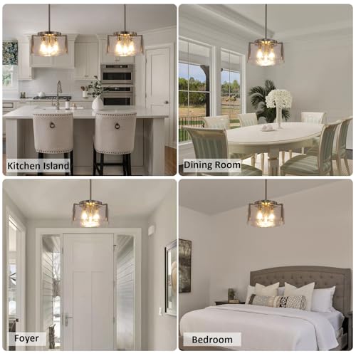Nickel Chandeliers for Dining Room Light Fixture