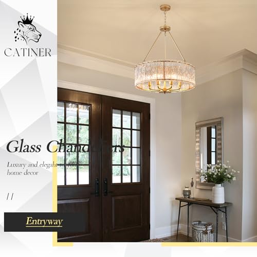Modern 24.4" Crystal Glass Chandelier 8