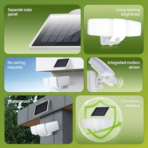 3600LM Solar Security Lights