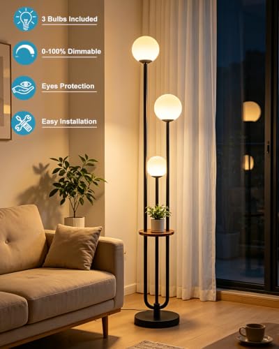 Dimmable Floor Lamp for Living Room 3 (3 Count)