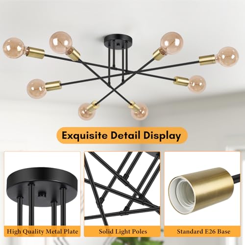 Modern Sputnik Chandelier 8