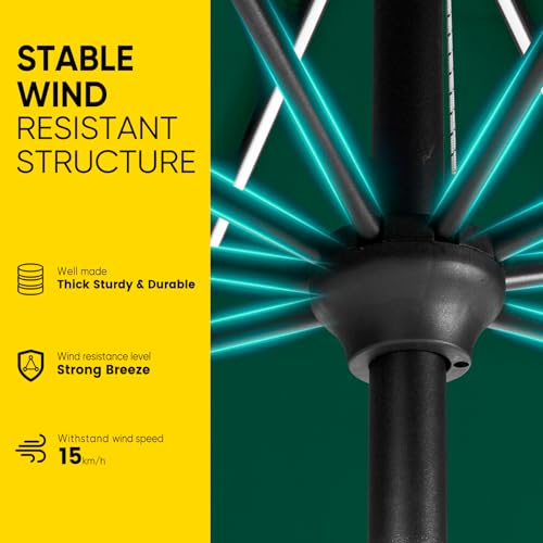 10ft Patio LED Umbrella with light