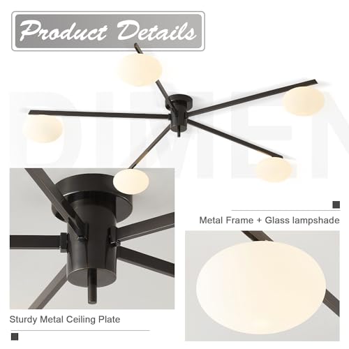 Sputnik Ceiling Light Fixture