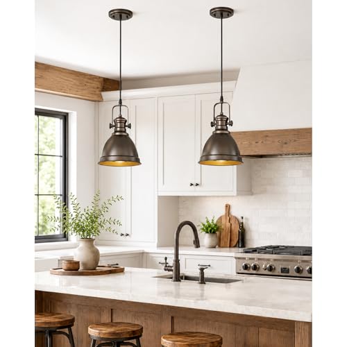 2 Pack 8" Pendant Lights Kitchen Island
