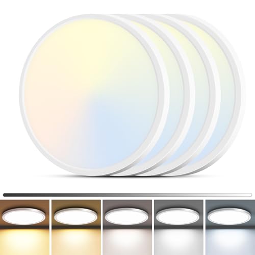 4Pack LED Flush Mount Ceiling Light (4 Count)