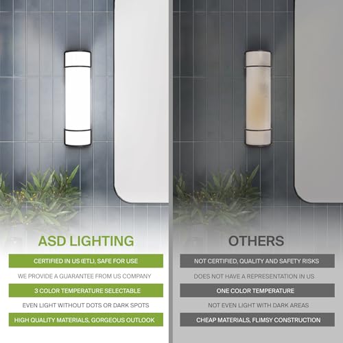 LED 18" Vanity Flush Mount Light Fixture