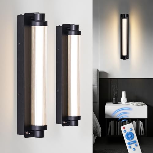 Set of 2 Modern Black Wall Sconces (2 Count)