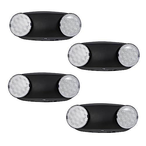 Emergency Lights with Battery Backup (4 Count)
