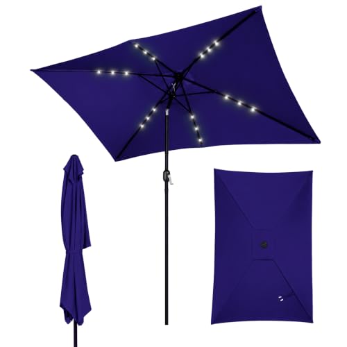 9 Ft Patio Umbrella with Lights