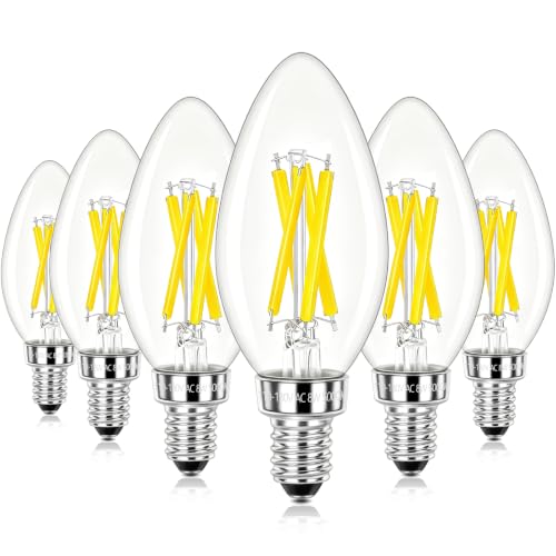 LED Candle Bulbs 100W Equivalent Dimmable (6 Count)