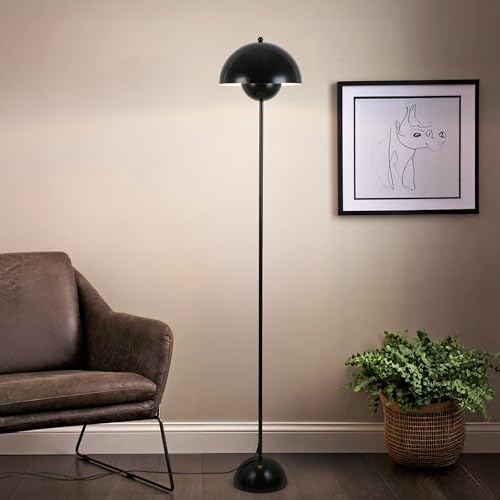 Mid Century Modern Metal Bud Floor Lamp for Home and Office