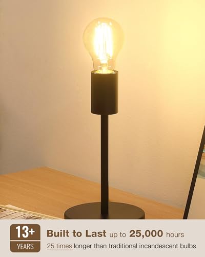 A19 Soft White Edison Bulbs (6 Count)