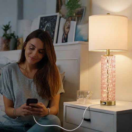 27.75" Modern Table Lamps Set of 2 (2 Count)