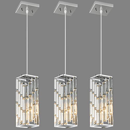 Chrome Pendant Lighting Modern Pendant Light (3 Count)