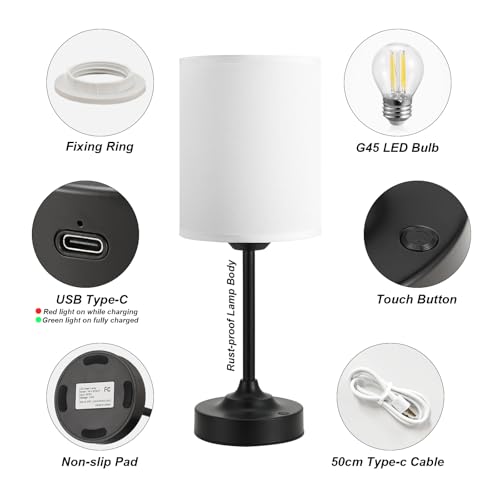 Touch Control Cordlss Table Lamp
