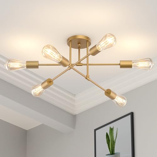 Modern Sputnik Chandelier Ceiling Light Fixtures
