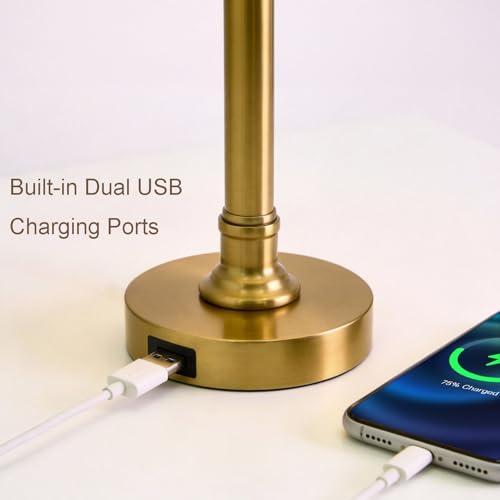 19.5" Small Table Lamp for Bedroom