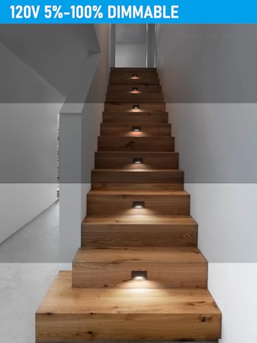 6 Pack 5CCT 120V LED Step Lights (6 Count)