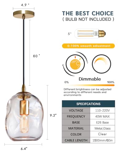 Glass Pendant Light