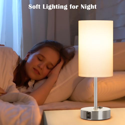 Table Lamps for Bedroom Set of 2 (2 Count)