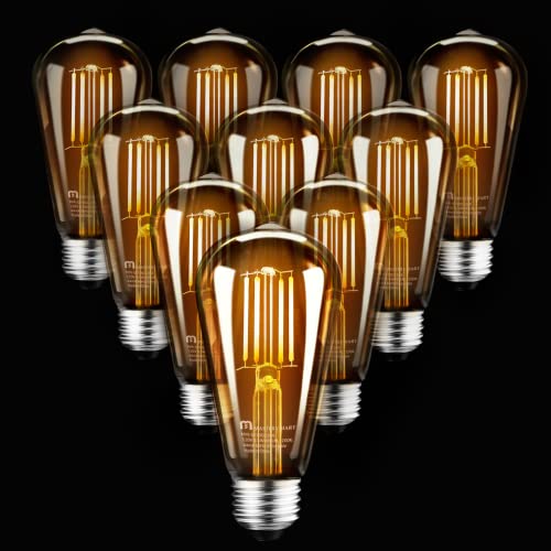 Dimmable Vintage E26 LED Light Bulb (10 Count)