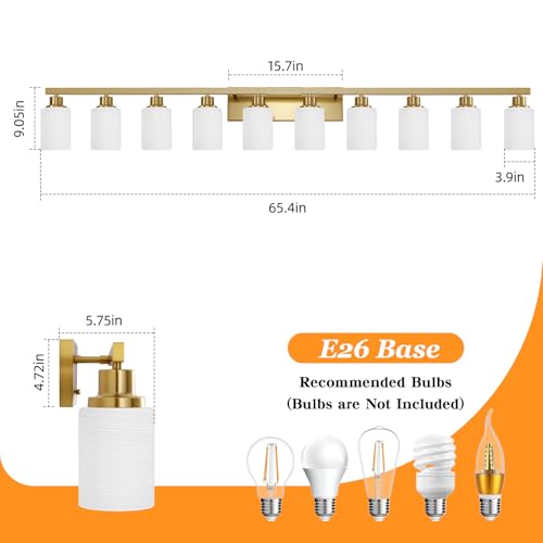 Gold Vanity Light 10