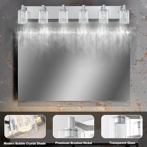 Vanity Light with 3 Color Modes (6 Count)