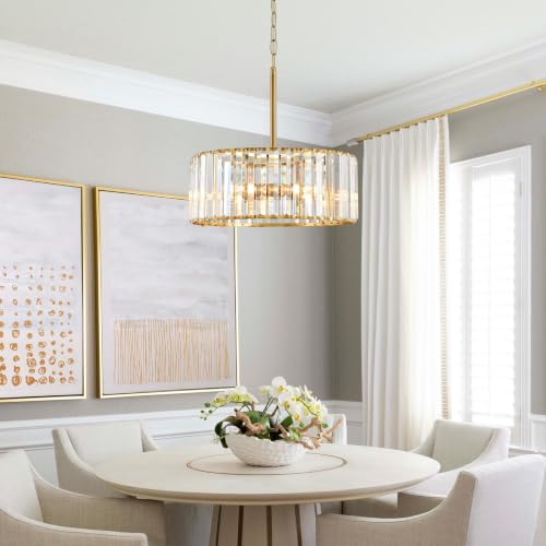 15" Modern Crystal Chandelier for Dining Room
