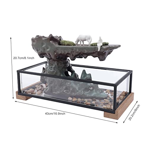 Desktop Waterfall Fountain with Rockery