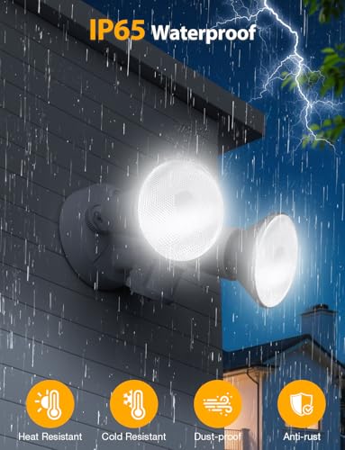 2 Pack Motion Sensor Outdoor Lights (2 Count)