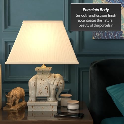 22" Ivory Elephant Lamp