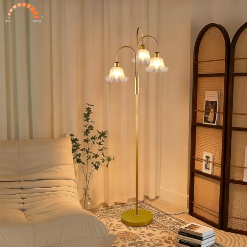 70IN Flower Floor Lamp for Living Room (3 Count)