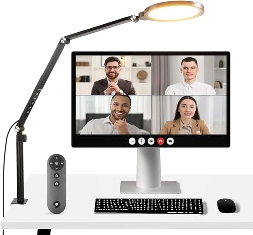 Basics 18W 7" Desktop Ring Light with Stand for Desk