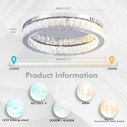 Round Crystal Chandelier