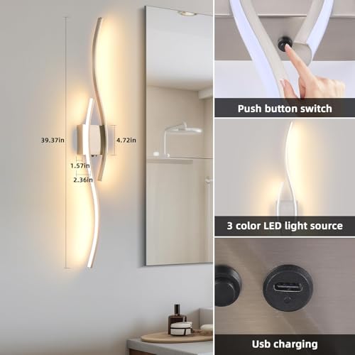 Battery Operated Wall Sconce (2 Count)