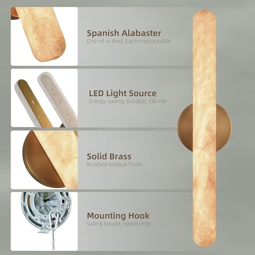 Alabaster Wall Sconce