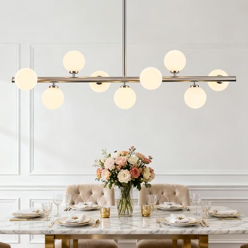 Mid Century Modern Globe Sputnik Chandelier