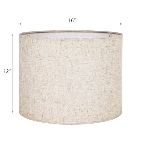 Linen Set of 2 Lampshade Requires Self (2 Count)