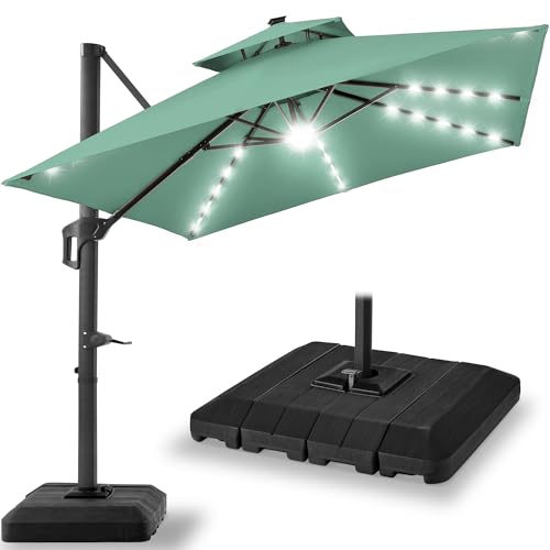 10x10ft Cantilever Patio Umbrella w