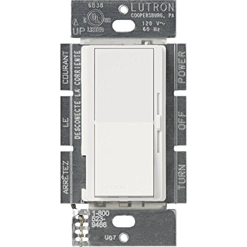 DVLV-603P-WH 600-Watt Diva 3-Way Low Voltage White Preset Dimmer, White