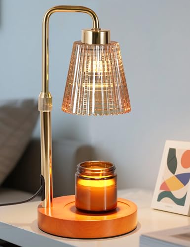 Modern Candle Warmer Lamp with 24h Cycle Timer