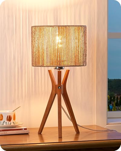 17.5" Rattan Table Lamp