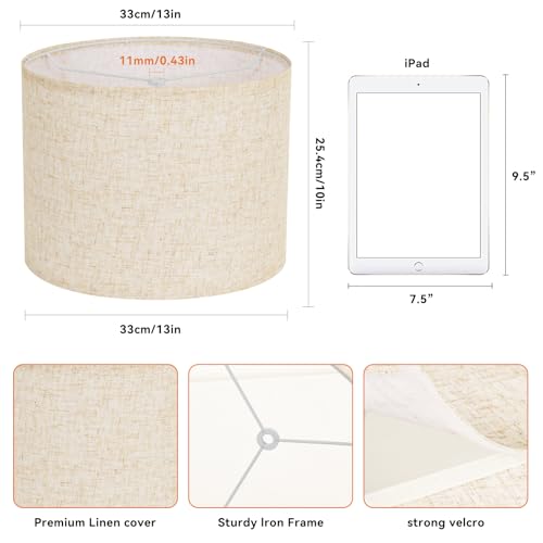 Beige Lamp shades Set of 2 (2 Count)