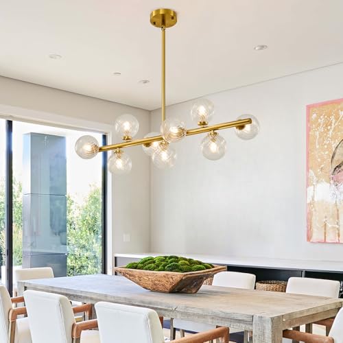 Mid Century Modern Sputnik Chandeliers