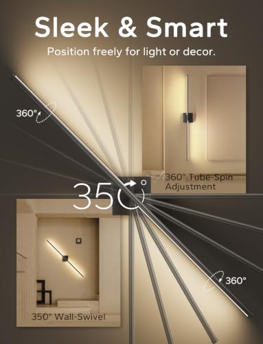 Peel and Stick Wall Sconces Battery Operated Set of 2 (2 Count)