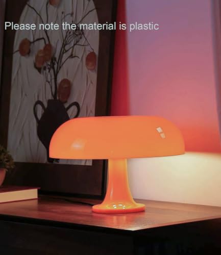 Orange Mushroom Lamp