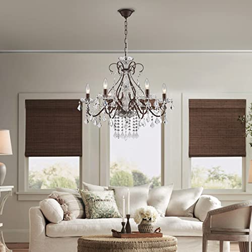 Saint Mossi 6 Light Crystal Chandelier Light Fixture Modern Chandelier Crystal Lighting