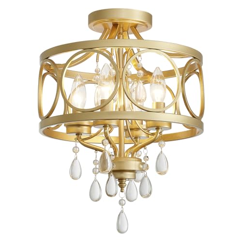 Crystal Ceiling Light Fixture