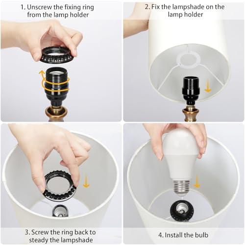 Set of 2 Bedside Touch Lamps (2 Count)